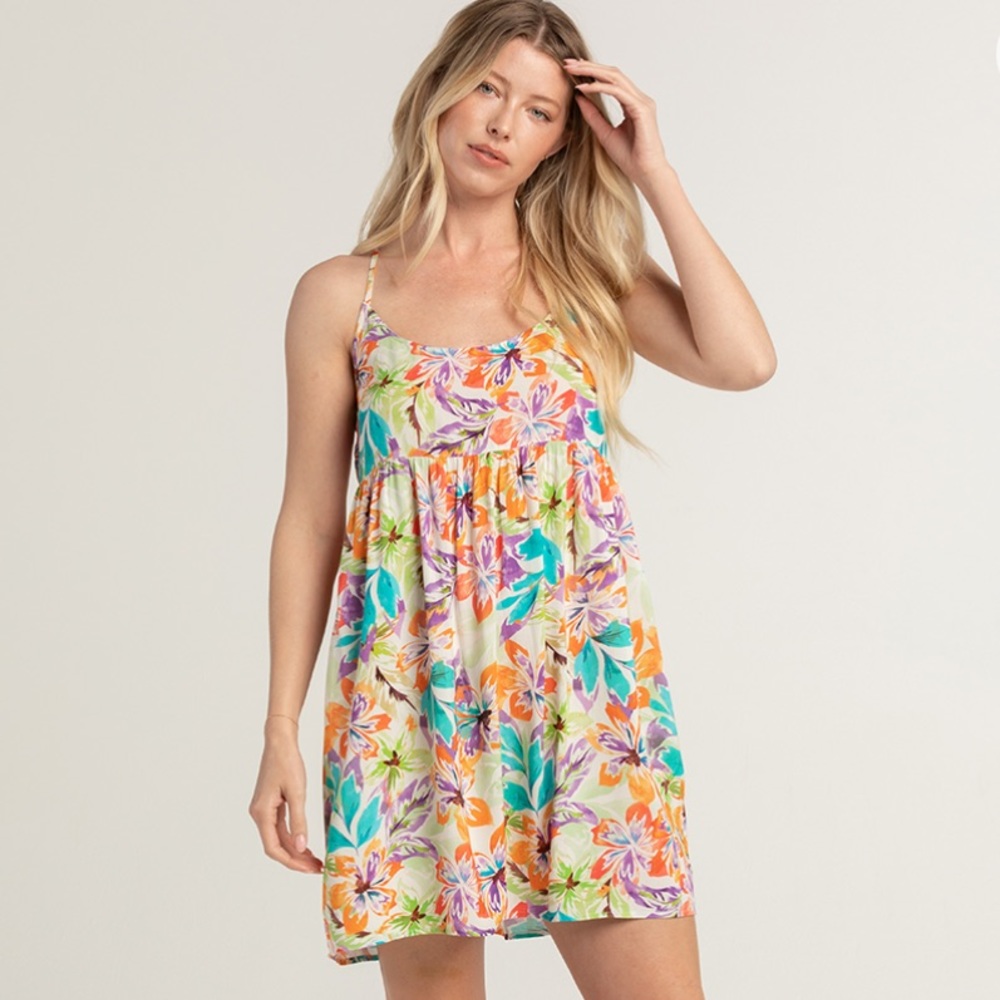 NWT Roxy Tropical Sundance Mini Dress